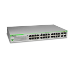 Allied Telesis AT GS950/24 WebSmart Switch - Switch - gestito - 24 x 10/100/1000 + 2 x GBIC - desktop